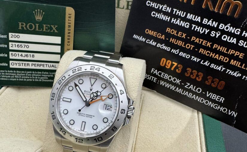 Đồng hồ RL explorer 6 số 216570 – Inox trắng – size 42mm